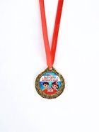 Медаль детская на выпускной «Выпускник детского сада 2026», d=4 см, с лентой 10887311