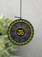 Музыка ветра металл "Ом (мантра)" 4 колокольчика 62х10х5 см - фото 61953664