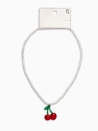 Кулон на жемчужной нитке «Вишня», цветной (комплект 2 шт) - фото 61615705