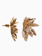 Серьги металл «Цветы половинки», цвет золото (комплект 2 шт) - фото 61615724