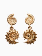 Серьги металл «Ракушки», цвет золото (комплект 2 шт) - фото 61615732