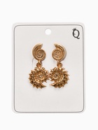 Серьги металл «Ракушки», цвет золото (комплект 2 шт) - фото 61615735