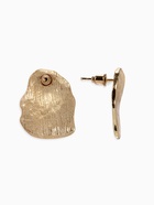 Серьги металл «Мятые», цвет золото (комплект 2 шт) - фото 61615744