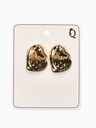 Серьги металл «Мятые», цвет золото (комплект 2 шт) - фото 61615745