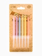 Свечи для торта «Пати» 6 см, с ножкой 9.5 см 10887178