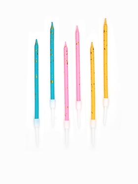 Набор свечей для торта «Яркие» 9.5 см 10887202