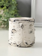 Подсвечник "Березка" размер 7х7 см, гипс, с декором - фото 809347738