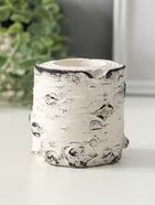 Подсвечник "Березка" размер 7х7 см, гипс, с декором - фото 809347739