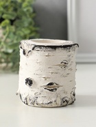 Подсвечник "Березка" размер 7х7 см, гипс, с декором - фото 809347740