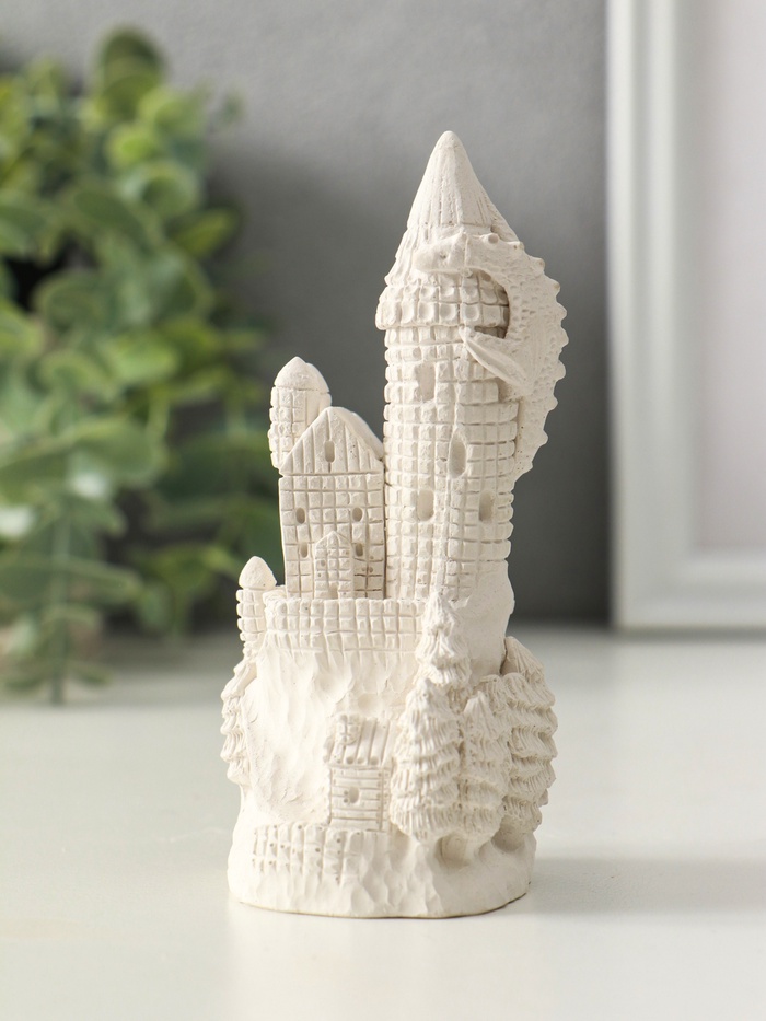 Фигурка гипс «Замок», 12×6 см