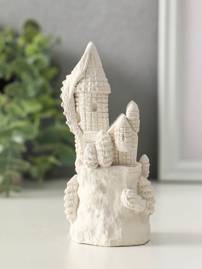 Фигурка гипс «Замок», 12×6 см