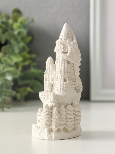 Фигурка гипс «Замок», 12×6 см