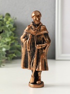 Фигурка декоративная «Солдат», гипсовая, 15×6×3 см, винтажная бронза - Фото 2