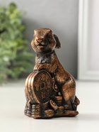 Фигура "Заяц на деньгах", высота 10 см, цвет винтажная бронза - фото 809347788