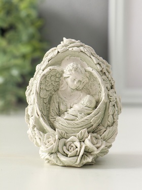 Фигура "Дева" размер 8х6 см, состаренный цвет,гипс