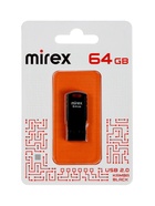 Флешка Mirex KAMBA, 64 Гб, USB 2.0, чтение до 23 Мб/с, запись до 20 Мб/с, чёрная - Фото 1