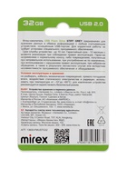 Флешка Mirex STIFF, 32 Гб, USB 2.0, чтение до 25 Мб/с, запись до 29 Мб/с, металлический корпус, серая - Фото 2