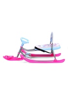 УЦЕНКА Снегокат «Тимка спорт 4-1» Единорог, со спинкой, голубой, розовый, ТС4-1 М/ЕР Nika Kids - Фото 8