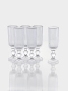 Набор бокалов для шампанского Magistro «Грани», 150 мл, 6 шт., 5.5×18.5 см, прозрачные 10956135