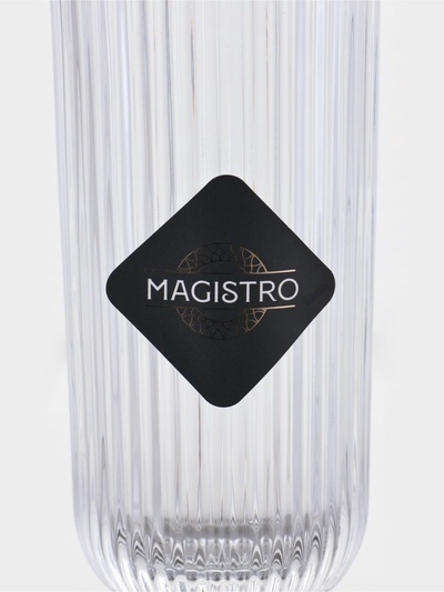 Набор бокалов для шампанского Magistro «Грани», 150 мл, 6 шт., 5.5×18.5 см, прозрачные