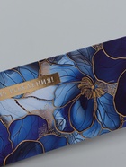 Конверт для денег «В день рождения», синие цветы, 16,5 х 8 см 10939317