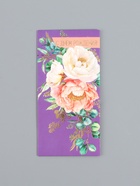 Конверт для денег «С днём рождения», цветы на фиолетовом, 16,5 х 8 см (комплект 10 шт) - фото 63631800