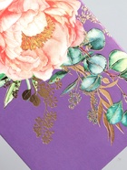 Конверт для денег «С днём рождения», цветы на фиолетовом, 16,5 х 8 см  (артикул 10939322)  большой выбор товаров оптом и в розницу по низким ценам с доставкой