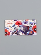 Конверт для денег «С днём рождения», птицы, 16,5 х 8 см (комплект 10 шт) - фото 63631803