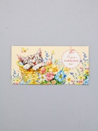 Конверт для денег «В День Рождения», котик спит, 16,5 х 8 см (комплект 10 шт) - фото 63631889