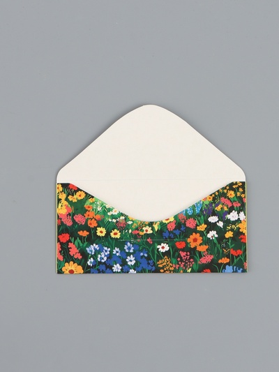 Конверт для денег «Поздравляем!», лужайка, 16,5 х 8 см