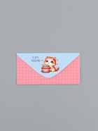 Конверт для денег «В День Рождения», кошечка, 16,5 х 8 см 10939441