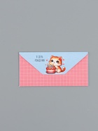 Конверт для денег «В День Рождения», кошечка, 16,5 х 8 см 10939441