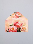 Конверт для денег «Цветы», 16,5 х 8 см  (артикул 10939442)  большой выбор товаров оптом и в розницу по низким ценам с доставкой