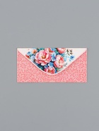 Конверт для денег «Цветы», голубой и розовый, 16,5 х 8 см 10939449