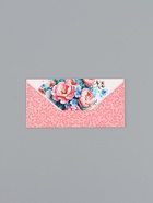 Конверт для денег «Цветы», голубой и розовый, 16,5 х 8 см 10939449