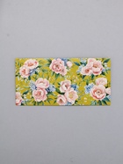 Конверт для денег «Цветы», жёлтый, 16,5 х 8 см 10939452