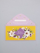 Конверт для денег «В День Рождения!», сиреневый и жёлтый, 16,5 х 8 см  (артикул 10939463)  большой выбор товаров оптом и в розницу по низким ценам с доставкой