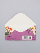 Конверт для денег «Поздравляю!», нежные цветы, 16,5 х 8 см (комплект 10 шт) - фото 66448663