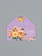 Конверт для денег «Счастья в каждом моменте», нежный, 16,5 х 8 см 10939477