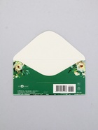 Конверт для денег «С Днем Рождения!», белые цветы, 16,5 х 8 см  (артикул 10939505)  большой выбор товаров оптом и в розницу по низким ценам с доставкой