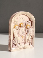 Икона «Святая троица», с подвесом, 12×9×2 см, гипс, роспись - Фото 2