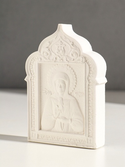 Икона «Святая Матрона», с подвесом, 12×8×2 см, гипс