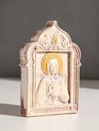 Икона «Святая Матрона», с подвесом, 12×8×2 см, гипс, роспись - Фото 3