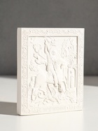 Икона « Георгий победоносец», с подвесом, 12×10×2 см, гипс - Фото 2