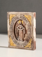 Икона «Покров Пресвятой Богородицы», с подвесом, 12×10×3 см, гипс, роспись - Фото 4
