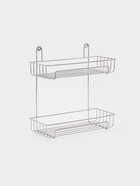 Полка для ванной прямоугольная, 2-х ярусная, 29*12,5*30 см, цвет хром 10954121