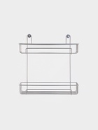 Полка для ванной прямоугольная, 2-х ярусная, 29*12,5*30 см, цвет хром 10954121