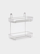 Полка для ванной прямоугольная, 2-х ярусная, 29×12.5×30 см, хром - Фото 3