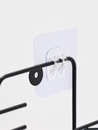 Полка для ванной угловая 3-х ярусная 20,5*20,5*52 см, цвет черный 10954125