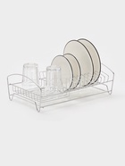 Сушилка для тарелок и кружек с поддоном, 39×25×12 см, хром 10954128